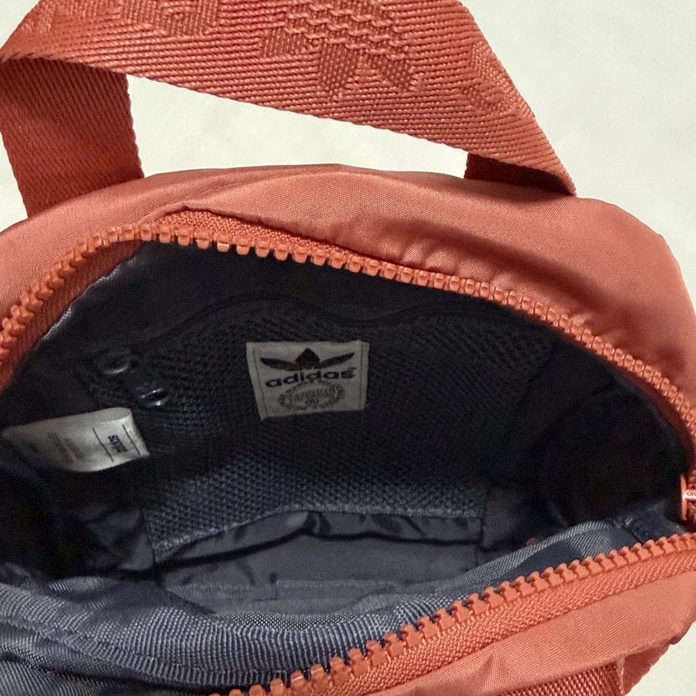$32 Adidas Brick Red Crossbody Bag regular price $69 - Picture 2 of 3